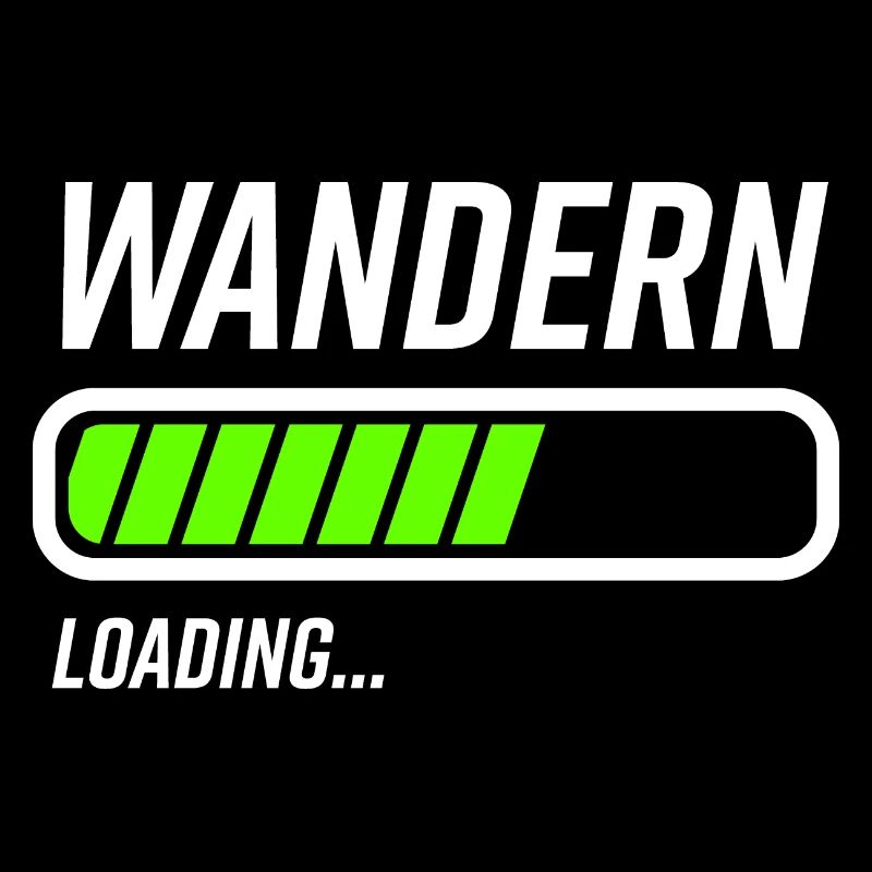 Wandern Loading Ladebalken Geschenkidee