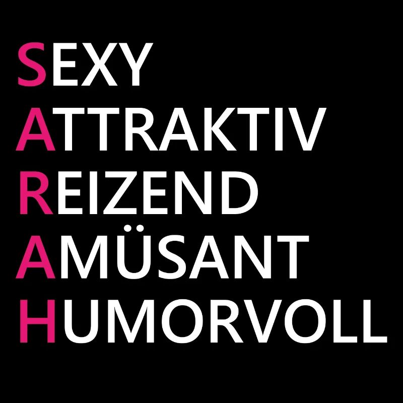 Sarah Name Geschenk