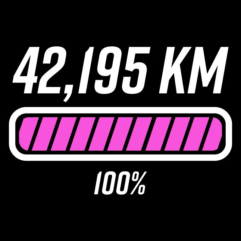 Marathon Marathonläufer Loading Kilometer