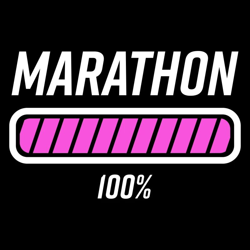 Marathon Marathonläufer Loading Strecke Kilometer