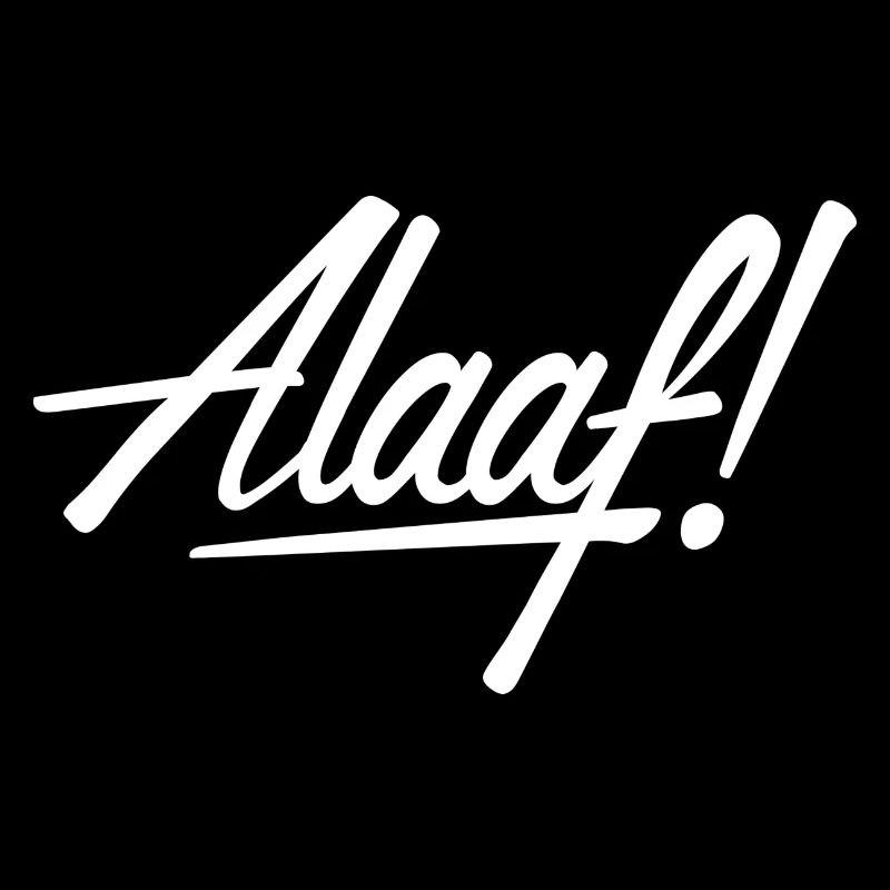 Alaaf! design blanc