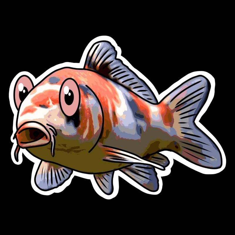 Carpe Koi (Cyprinus rubrofuscus)
