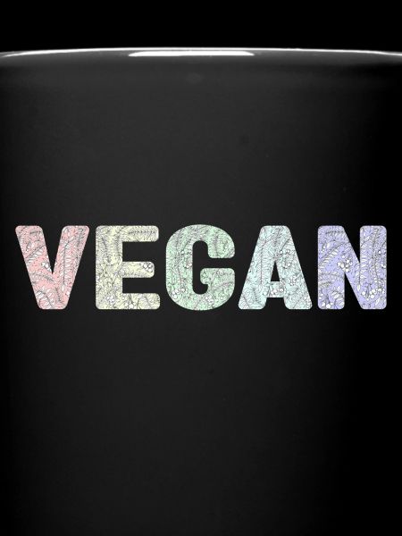 Vegan - botanical pattern - pastels