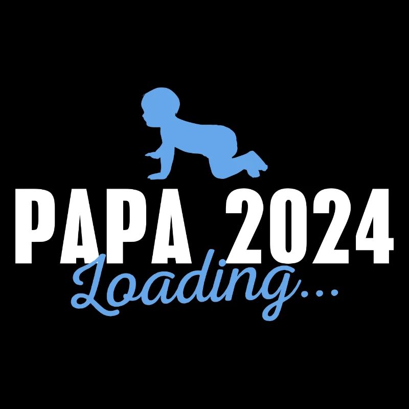 Papa 2024 loading Werdender Vater