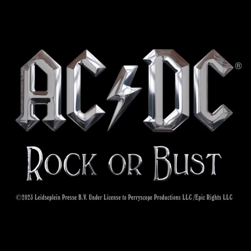 AC/DC Logo In Silber Rock Or Bust Album
