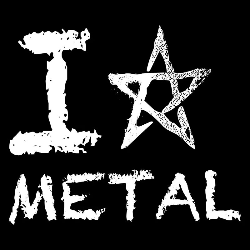 I Penta Metal - Logo White