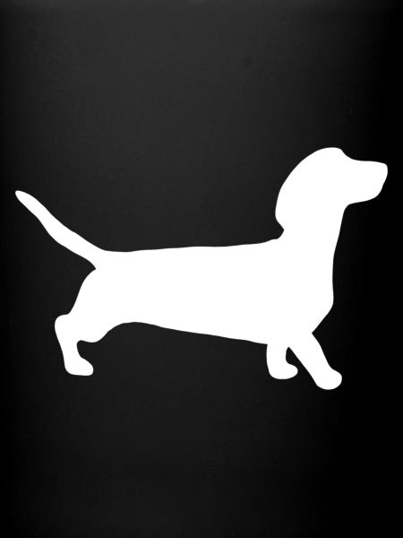 Silhouette de teckel