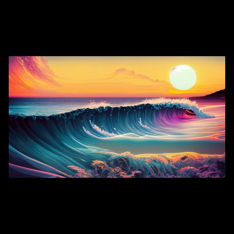 Neon beach