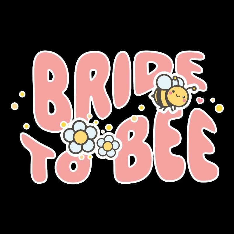 Bride to Bee - Conception mignonne d’enterrement de vie de garçon avec des abeilles