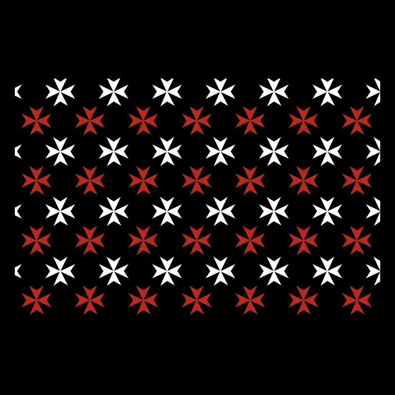 Motif croix de Malte 