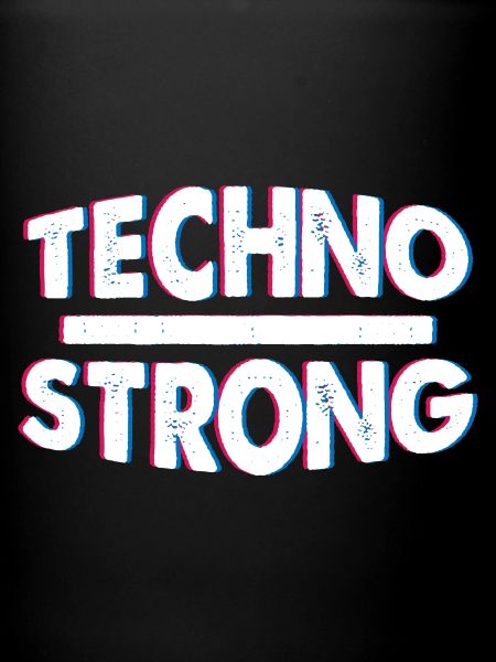 Techno Strong Neon Glitch