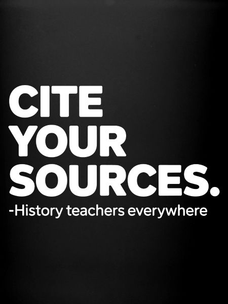 Professeur d’histoire, citez vos sources