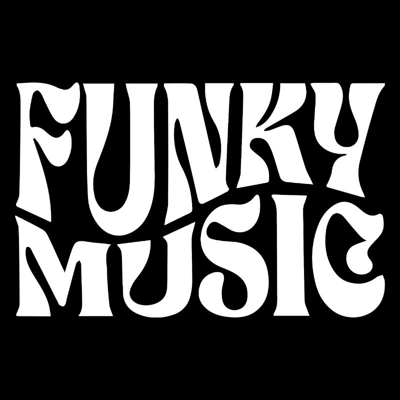 Funky Music Bold Monochrome