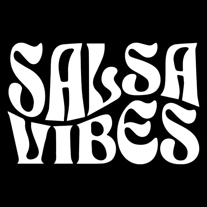 Salsa Vibes Retro Typografie