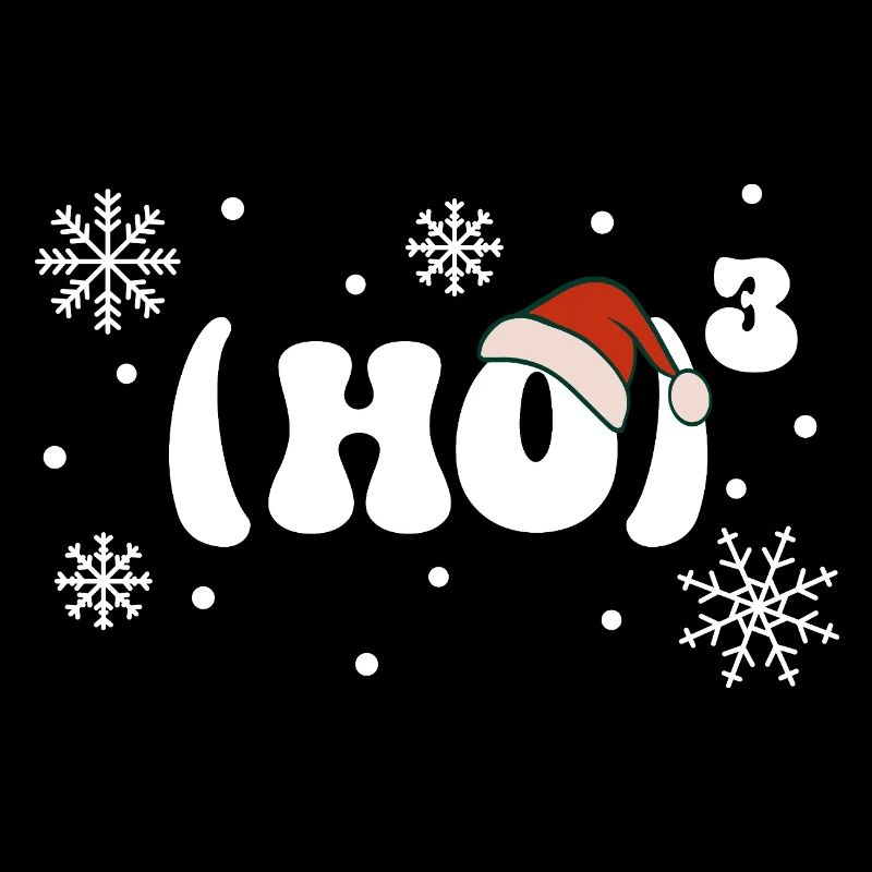Ho Ho Ho - Santa Hat - Math - Christmas