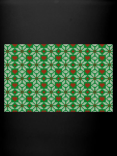 Knitted Christmas pattern