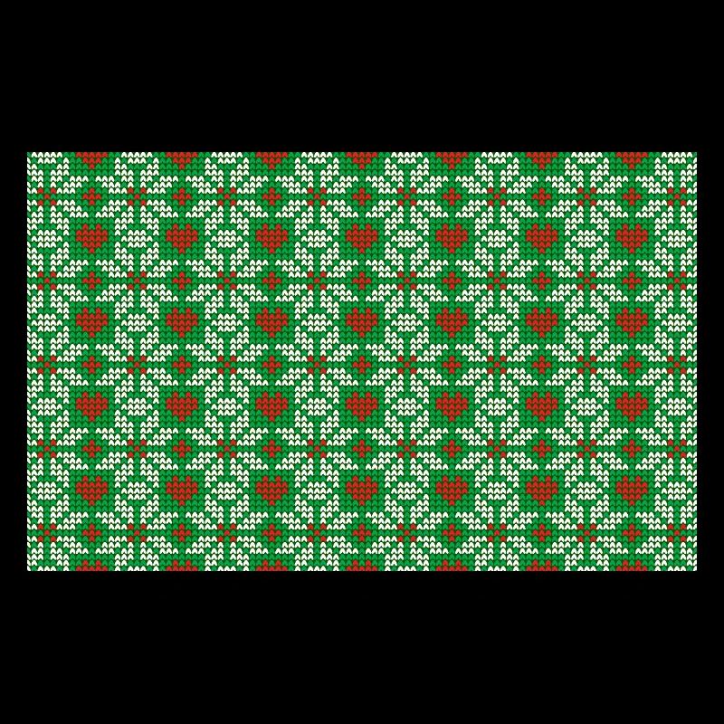 Knitted Christmas pattern
