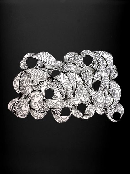 Lined Leaf Weave Pattern