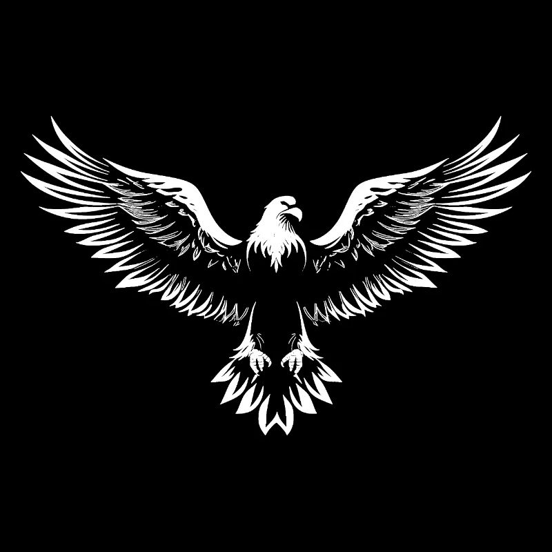 Starkes Adleremblem, Symbol wilder Freiheit