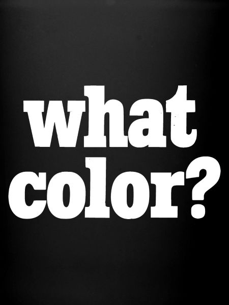 Quelle couleur ? - Blanc