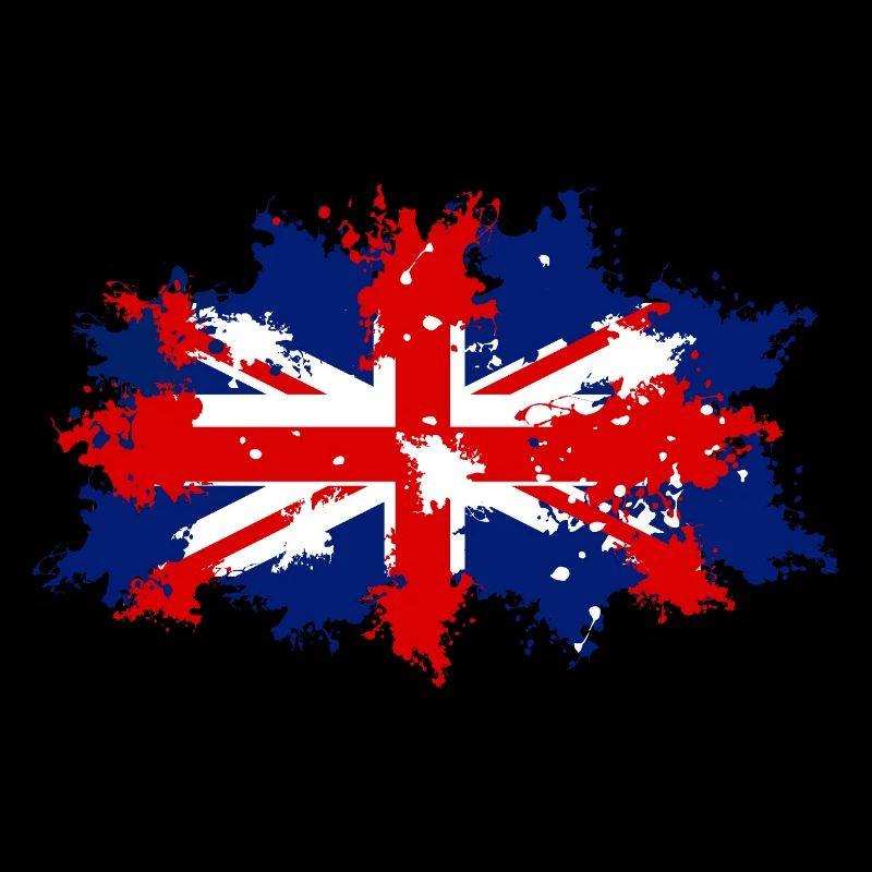 Éclaboussure du drapeau britannique