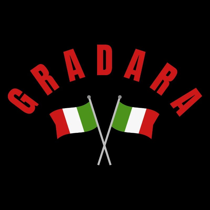 Gradara Italian Flags Crest