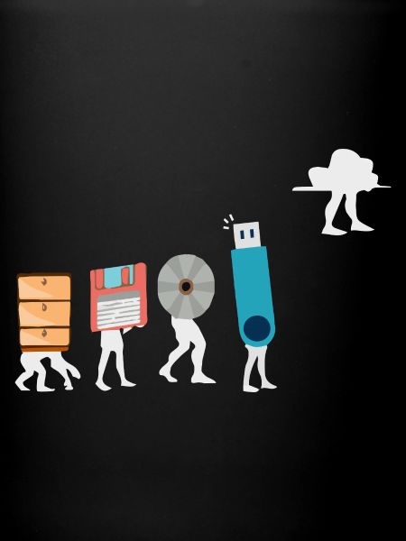 Cloud-Computing-Lustige Programmierer-Daten-KI-Software