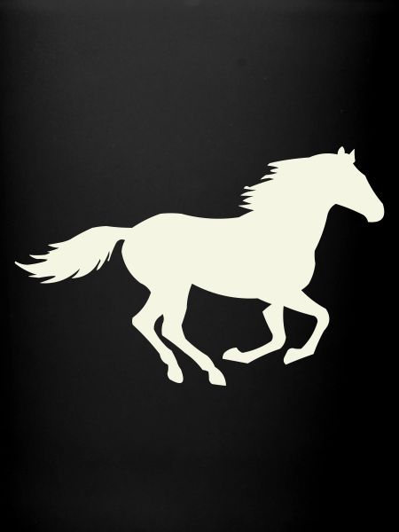 Jumping Stallion Silhouette