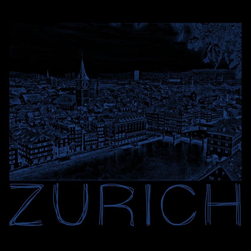 Dessin à la plume Zurich
