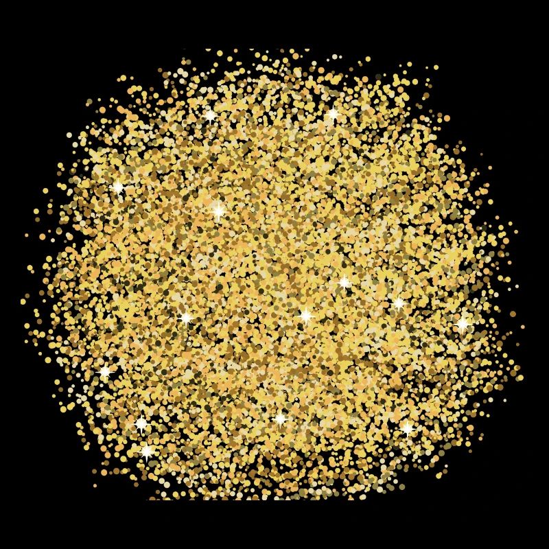 Gold Glitzer