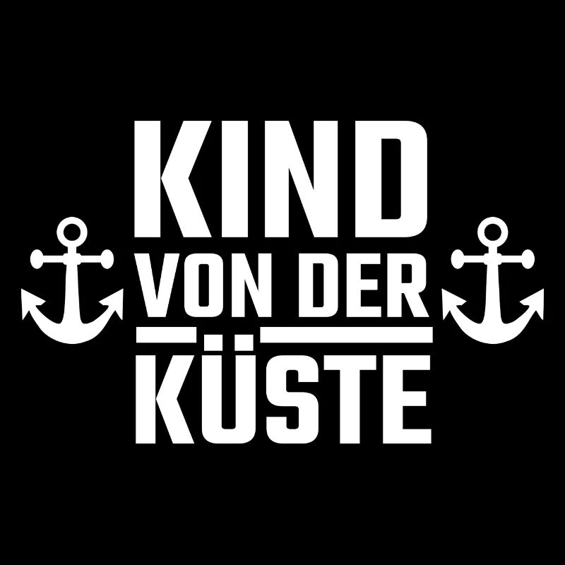 Kind von der Küste - Anker