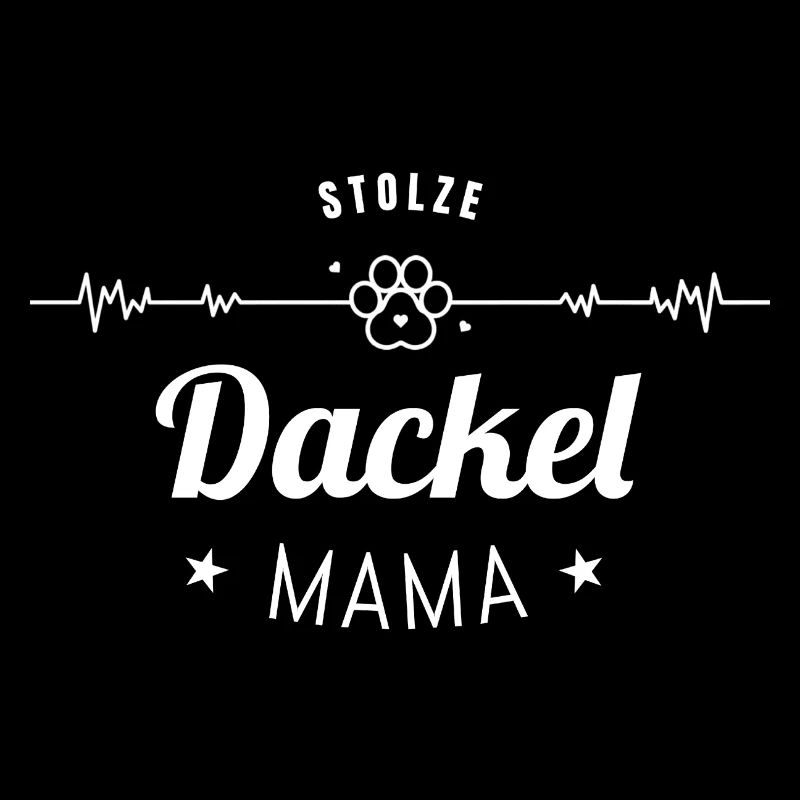 Stolze Dackel Mama