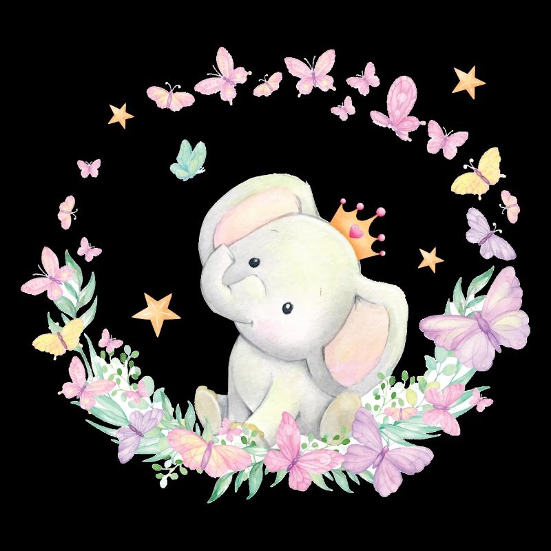 Doux éléphant bébé