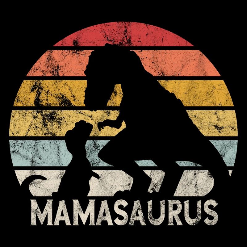 Retro Mamasaurus Mama Muttertagsgeschenk