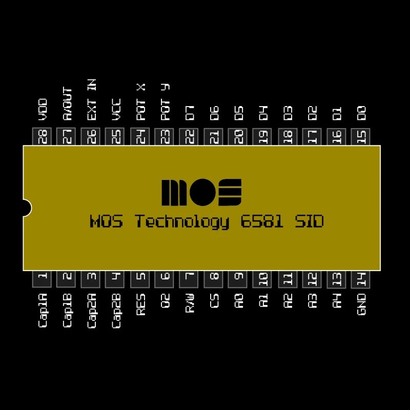 8-Bit Computer SID CHIP MOS6581