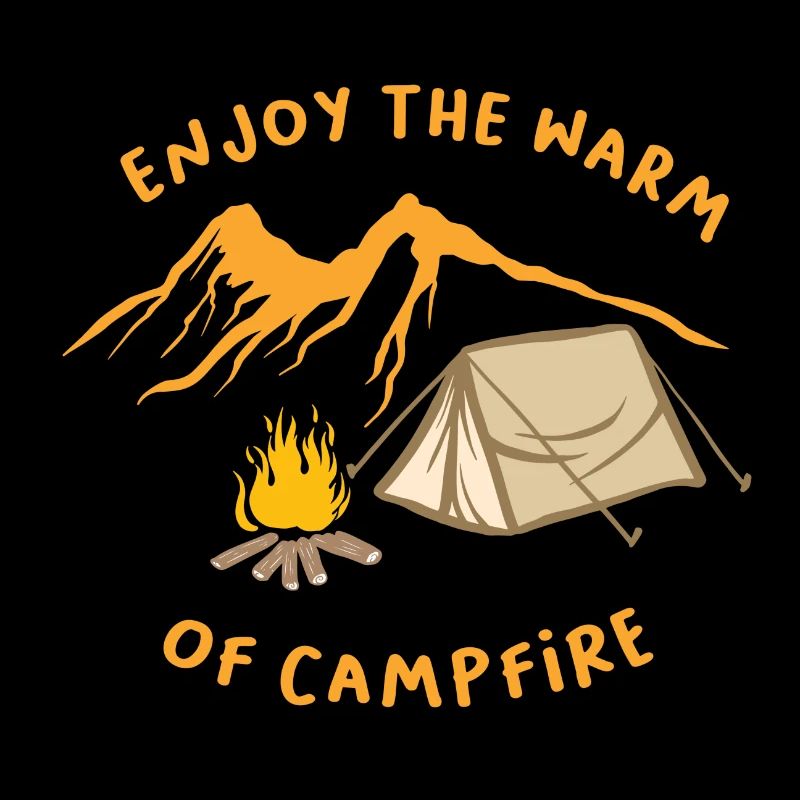 Profitez de la chaleur du feu de camp