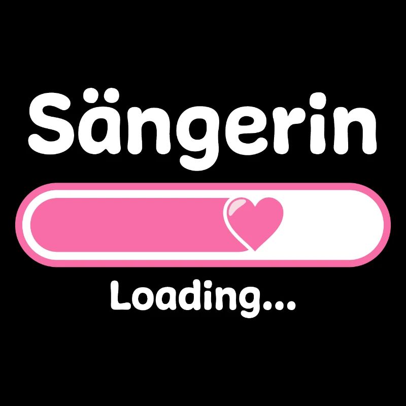 Sängerin Loading Ladebalken