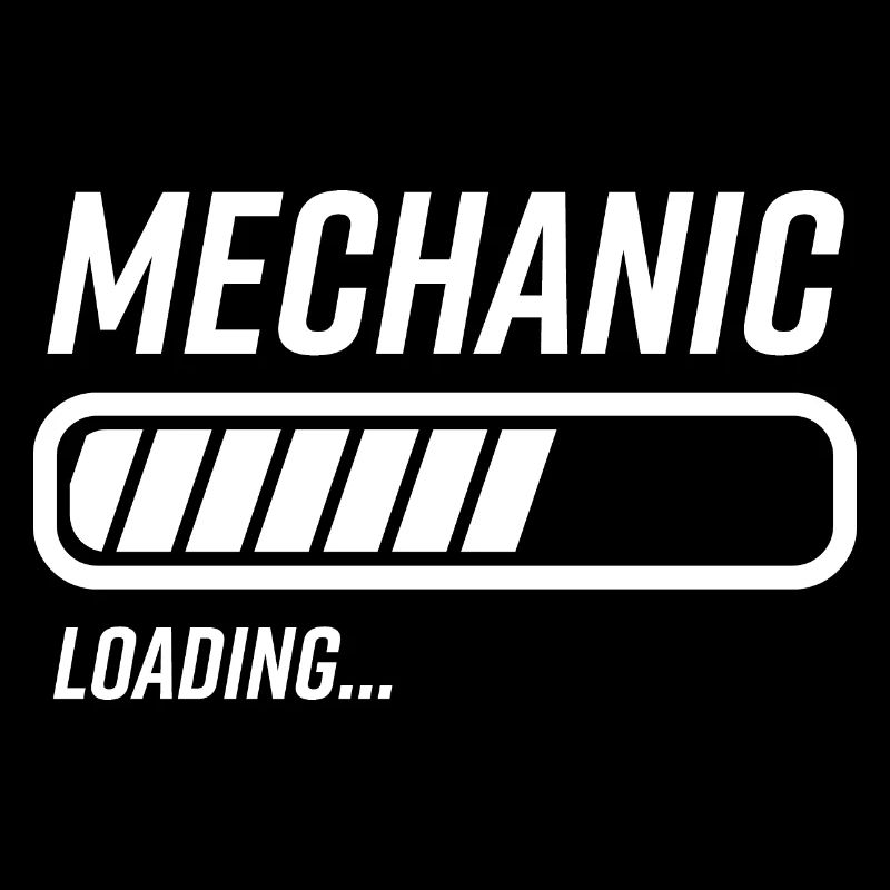 Mechaniker Loading Ladebalken