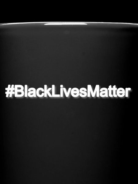 Black Lifes Matter blanc
