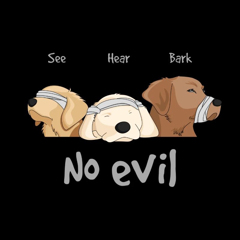 3 weise Hunde