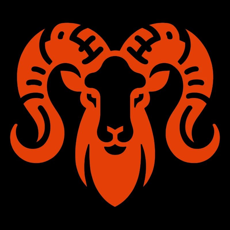 Sternzeichen Widder Widder Rot