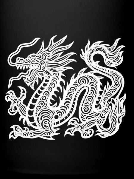 Dragon chinois blanc