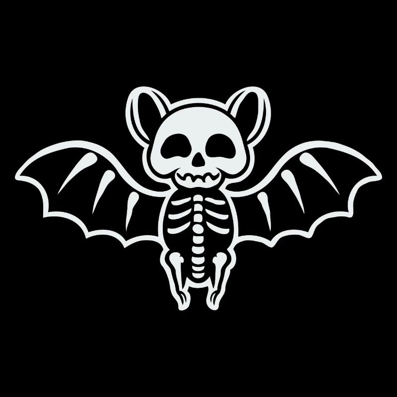 Squelette de chauve-souris mignon