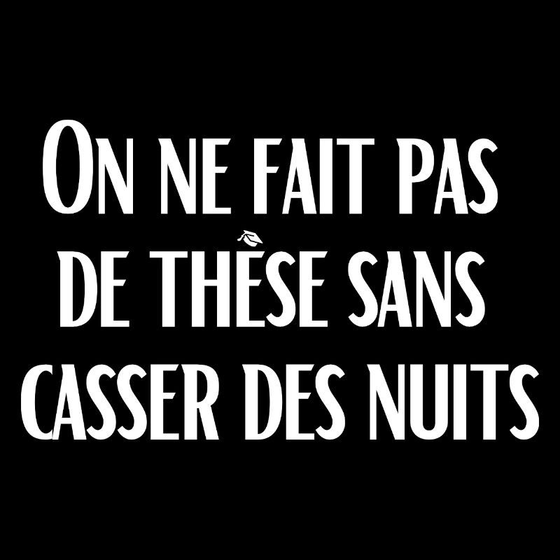 You can't do a thesis without breaking nights