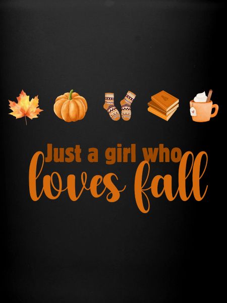 Herbstliebendes Mädchen Design, Fall Vibes