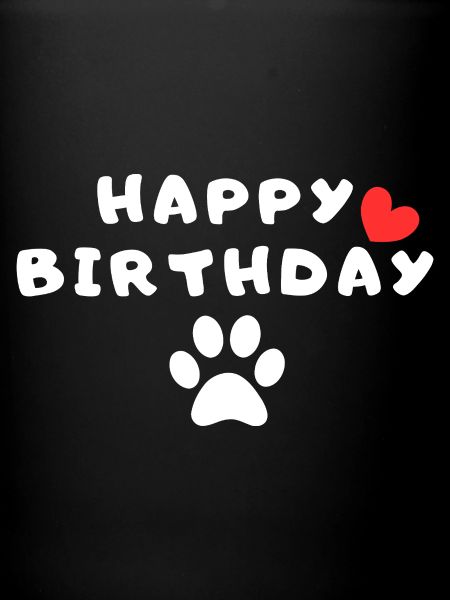 Joyeux anniversaire chien