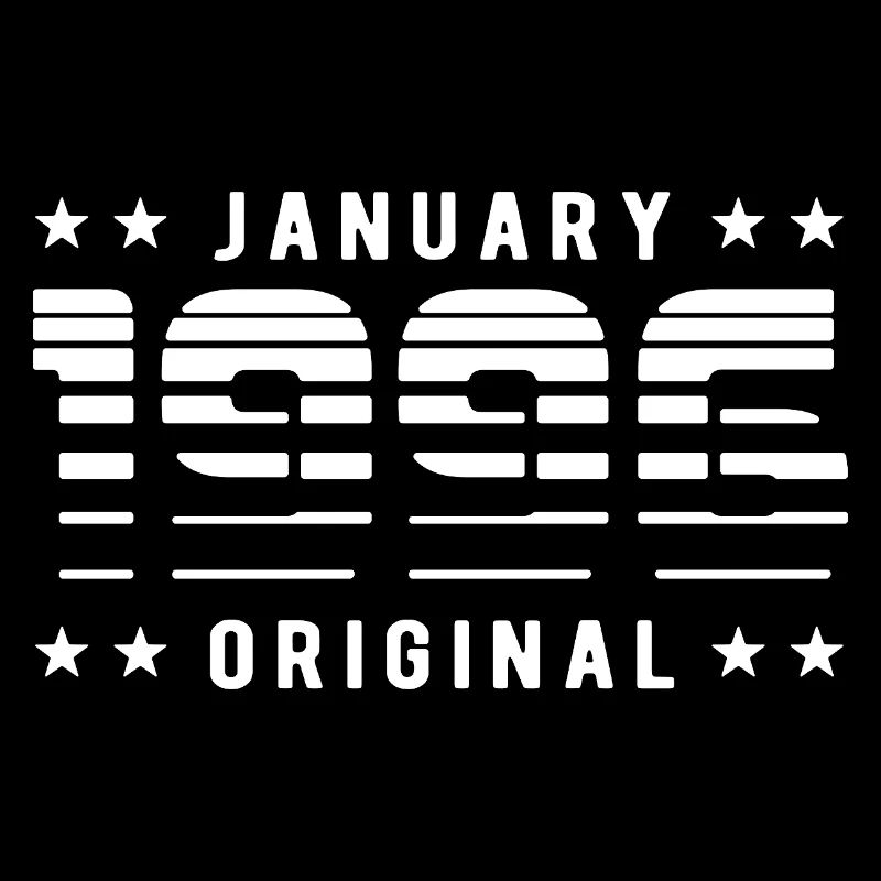 January 1996 Original Retrodesign | Geburtstag