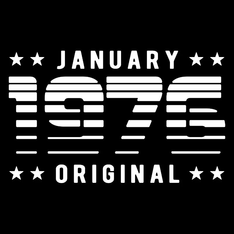 January 1976 Original Retrodesign | Birthday