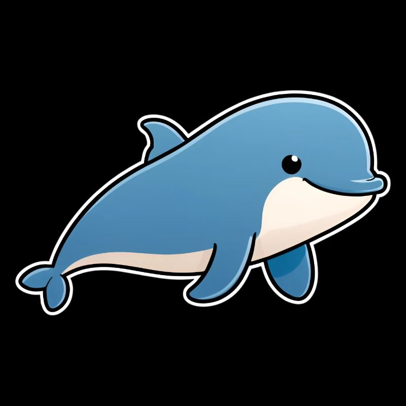 Blue dolphin – friendly sea friend