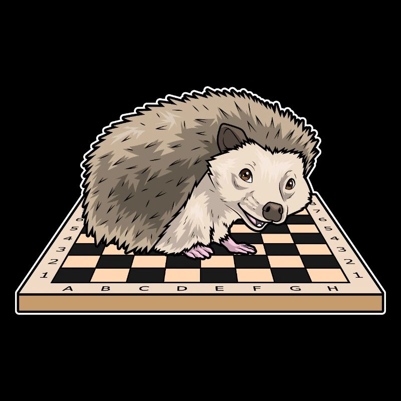Hedgehog Chessboard Chess Board Game